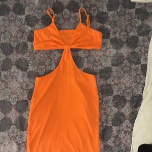 Orange dress